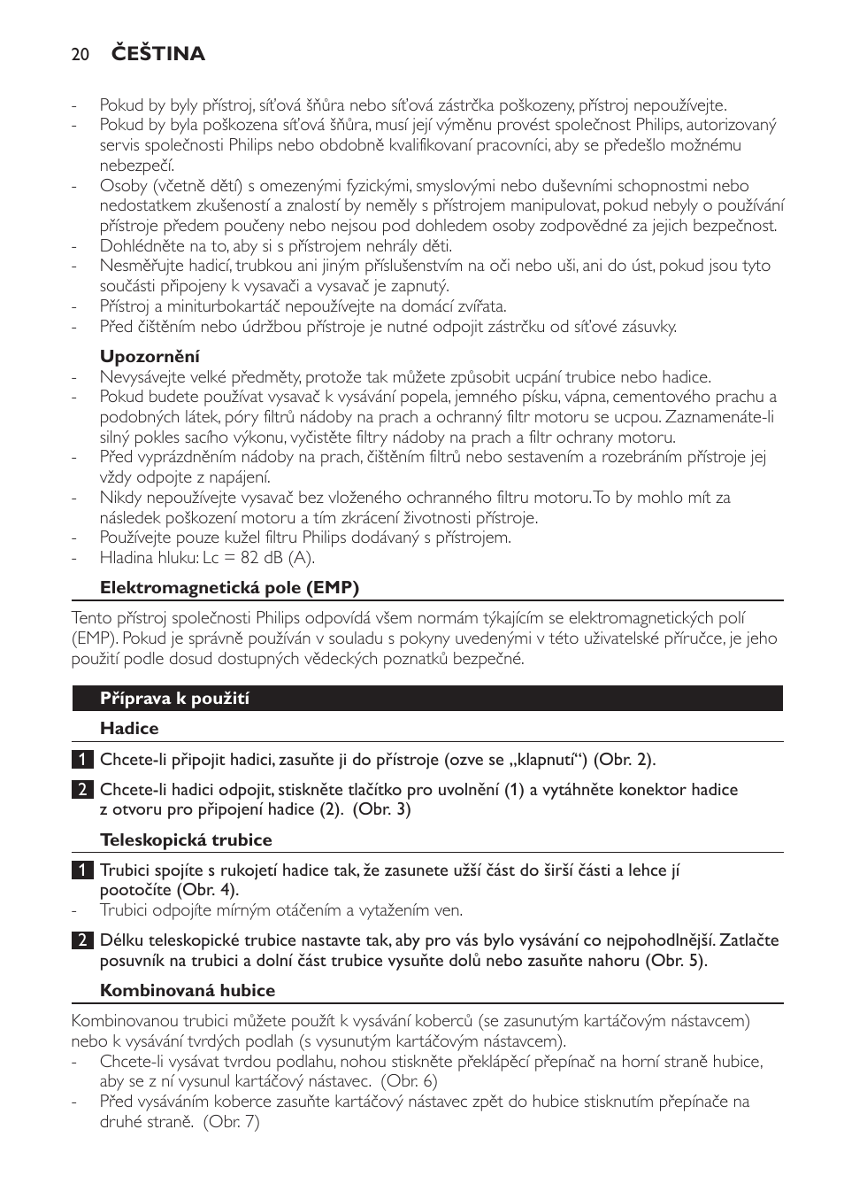 Philips FC8140 User Manual | Page 20 / 120