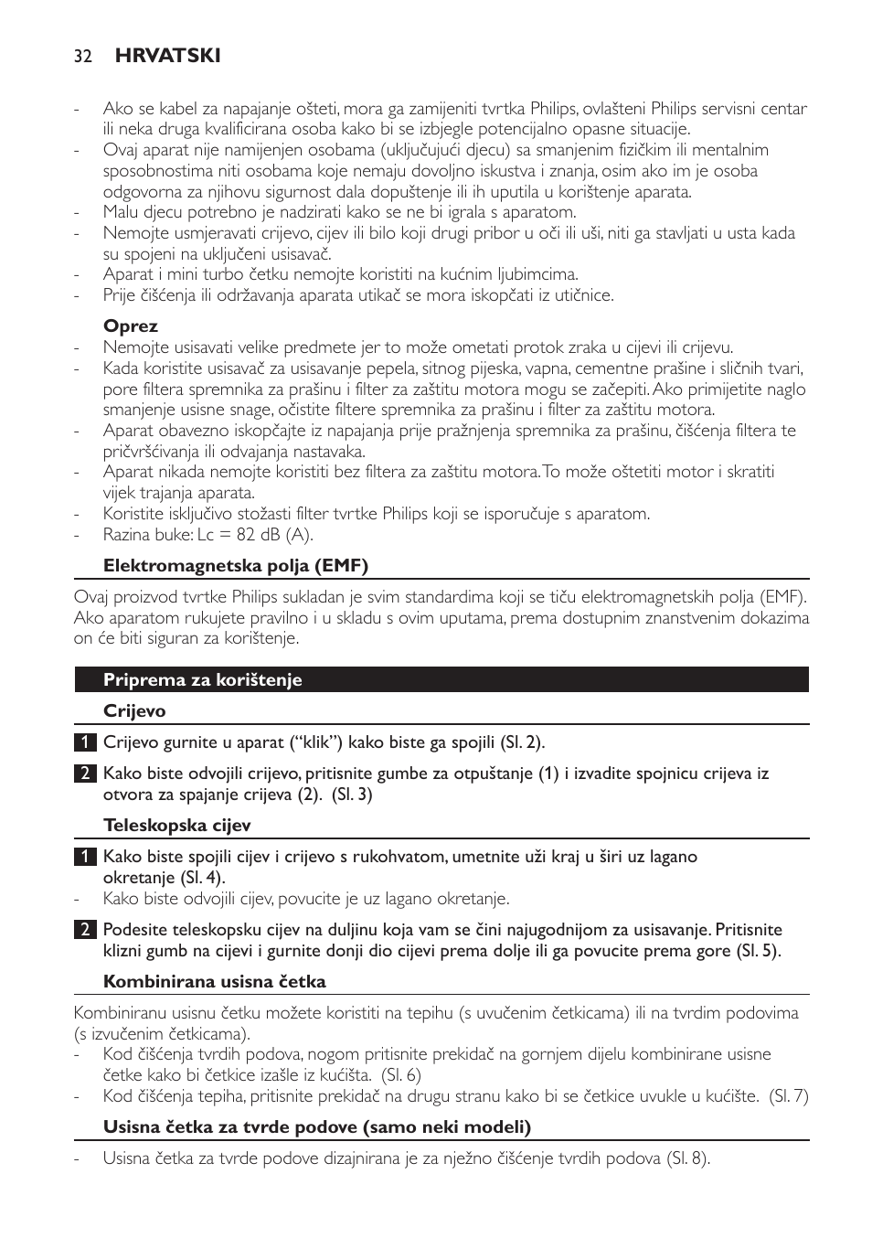 Philips FC8140 User Manual | Page 32 / 120