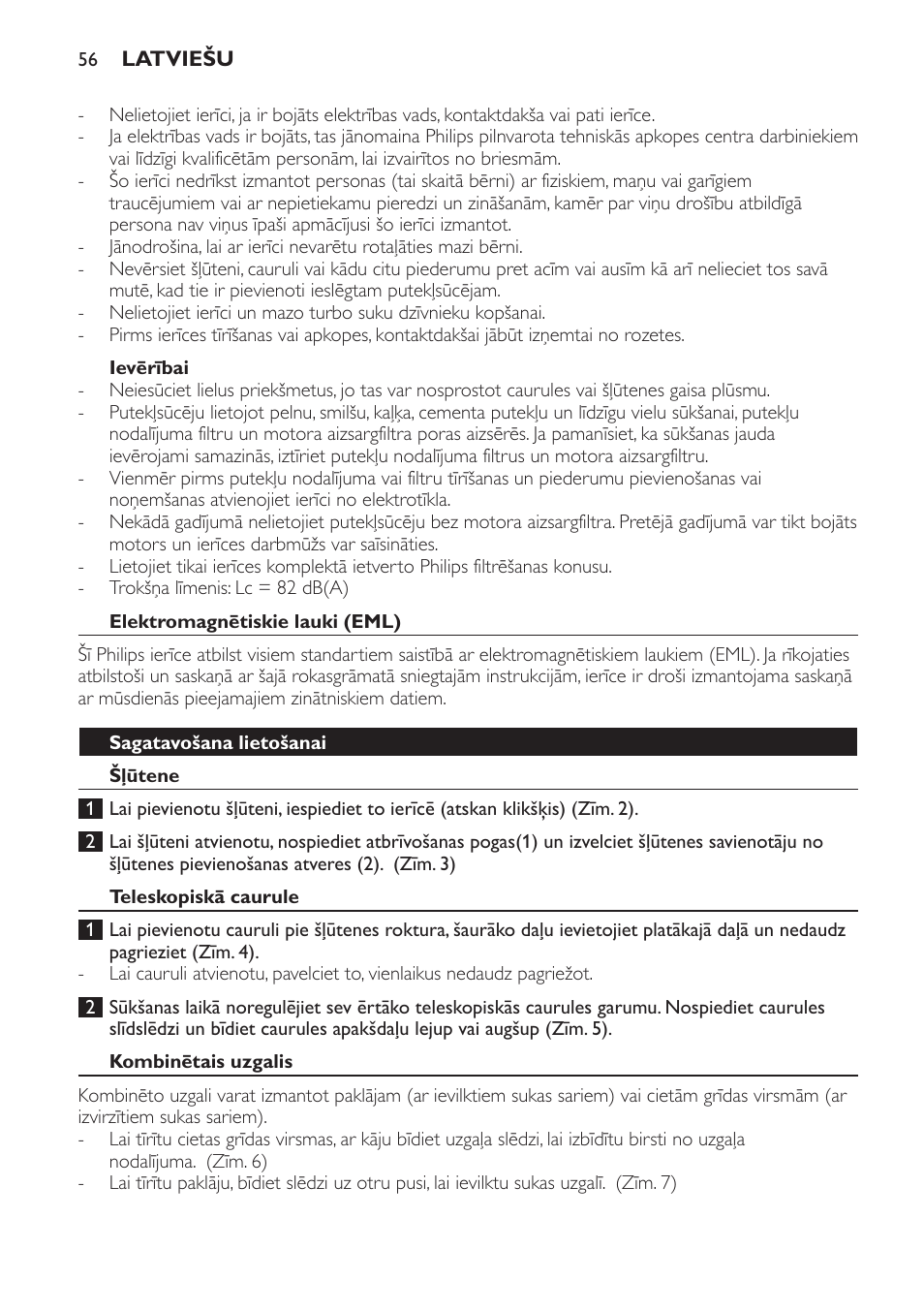 Philips FC8140 User Manual | Page 56 / 120