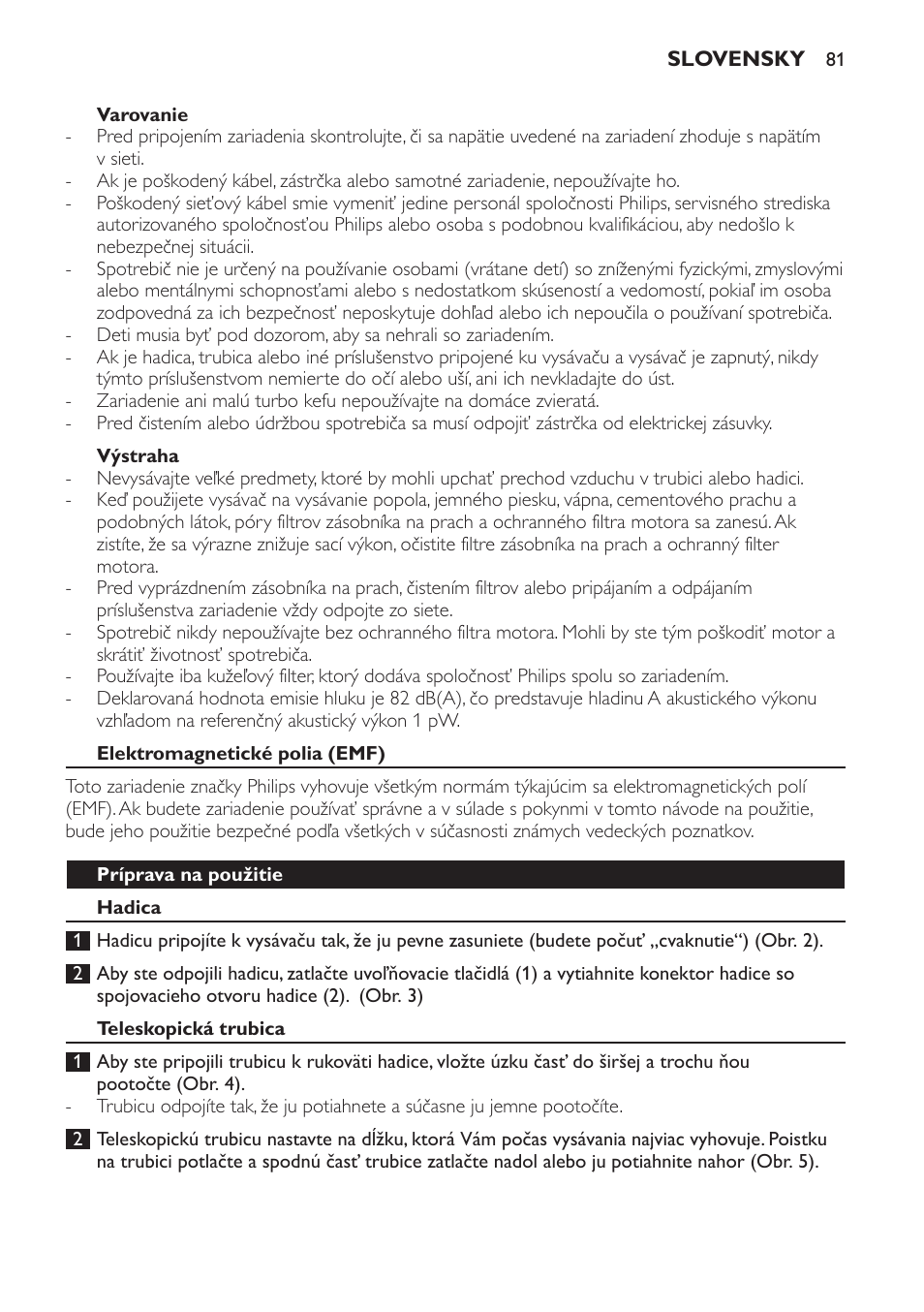 Philips FC8140 User Manual | Page 81 / 120
