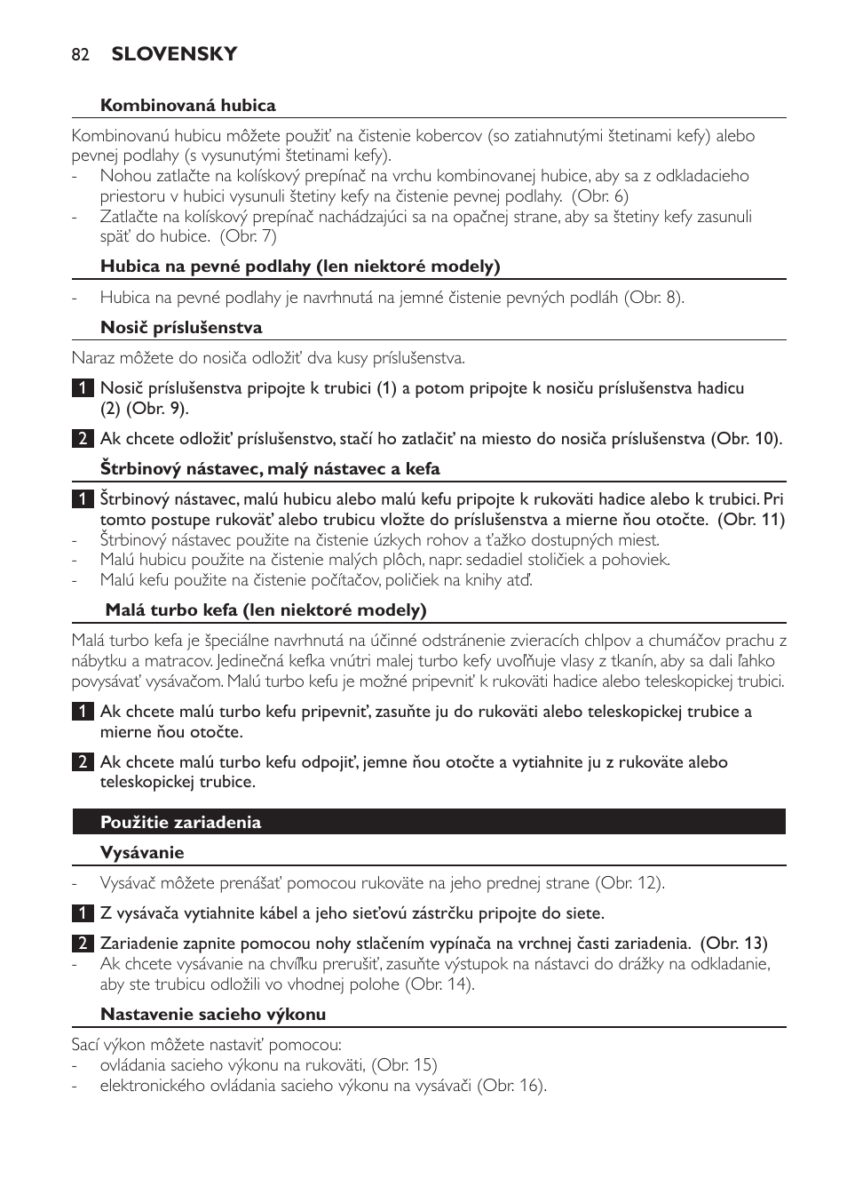 Philips FC8140 User Manual | Page 82 / 120