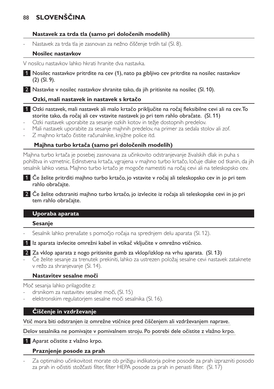 Philips FC8140 User Manual | Page 88 / 120