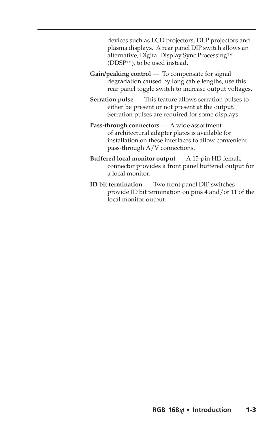 Extron Electronics RGB 168xi User Manual | Page 9 / 40