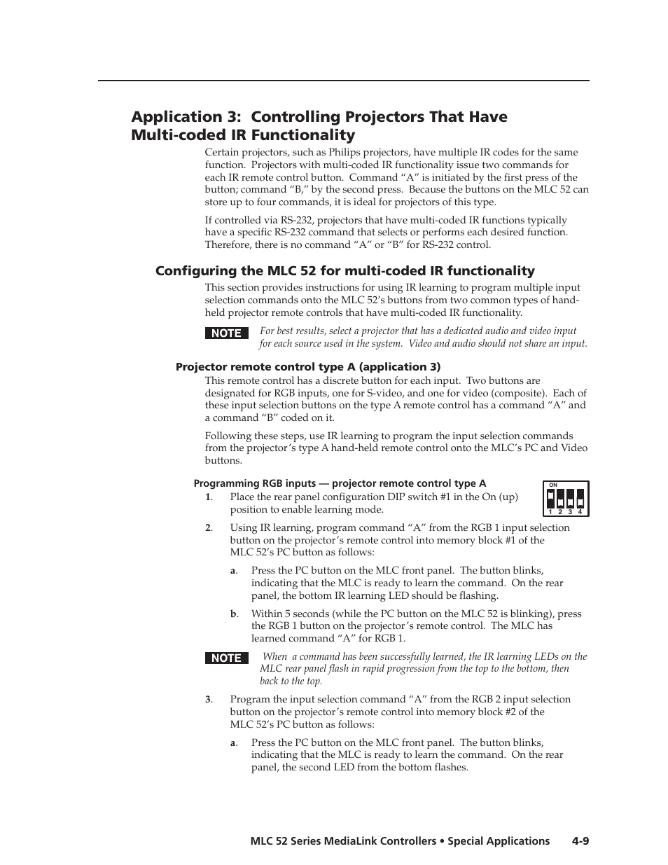 Extron electronic MEDIALINK MLC 52 User Manual | Page 53 / 124