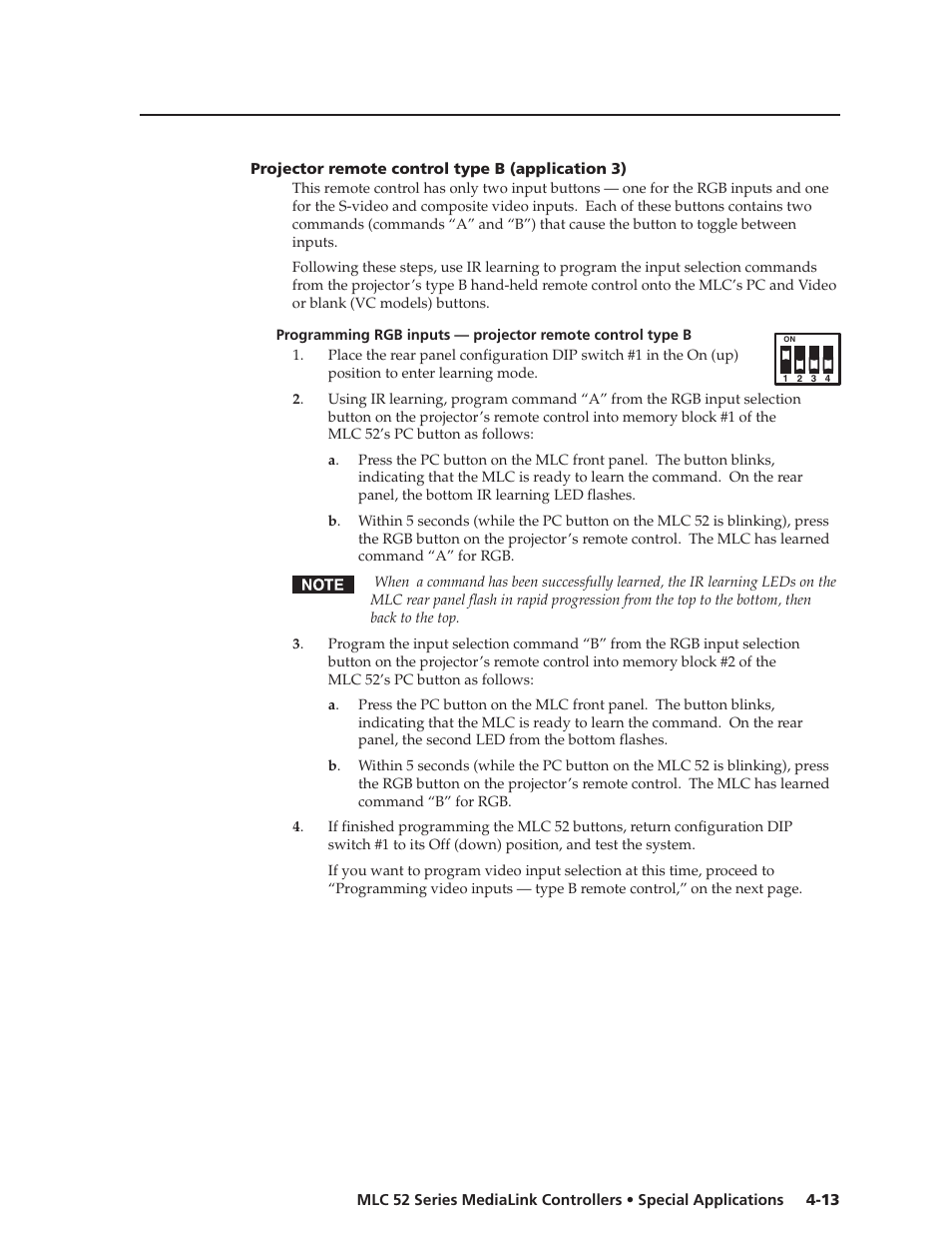 Extron electronic MEDIALINK MLC 52 User Manual | Page 57 / 124