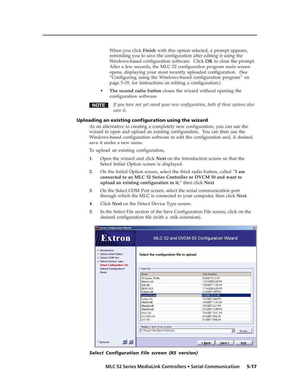 Extron electronic MEDIALINK MLC 52 User Manual | Page 77 / 124