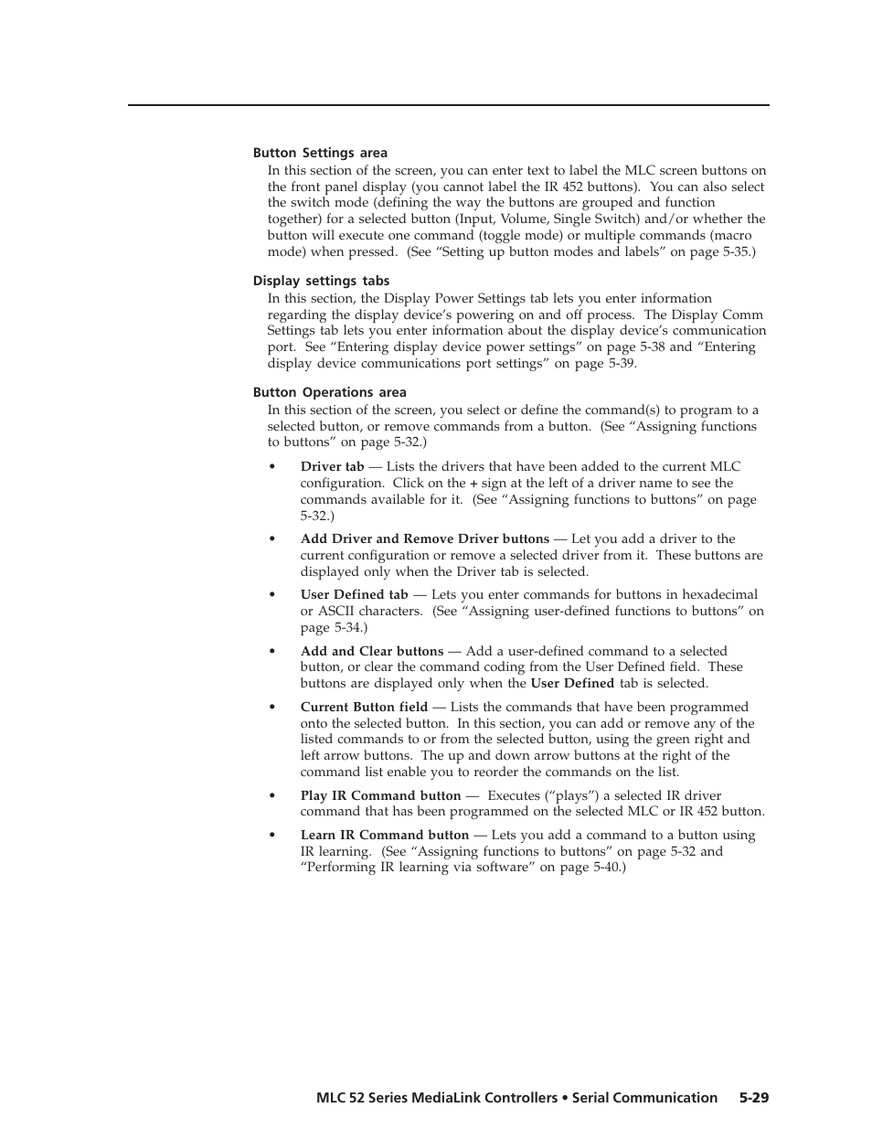 Extron electronic MEDIALINK MLC 52 User Manual | Page 89 / 124