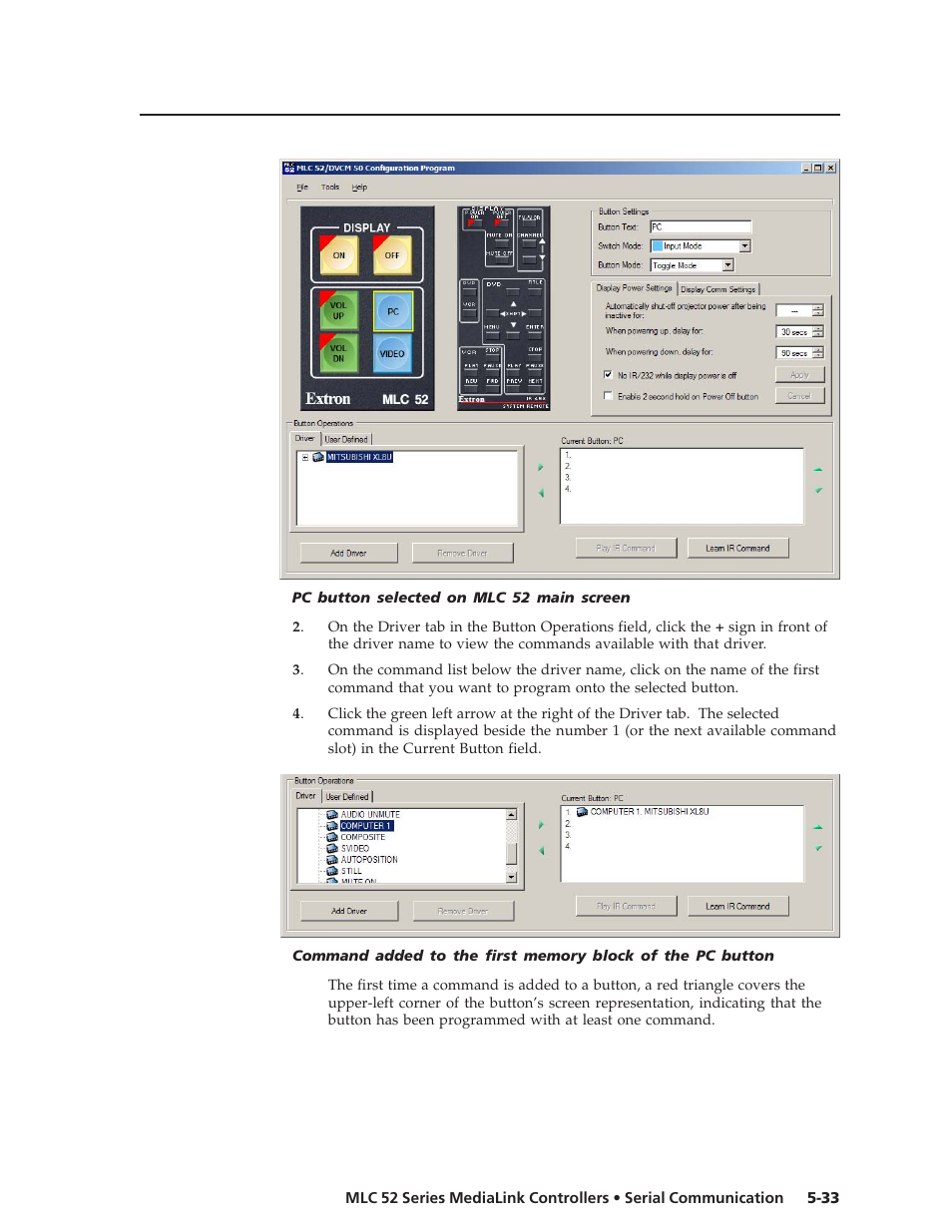 Extron electronic MEDIALINK MLC 52 User Manual | Page 93 / 124