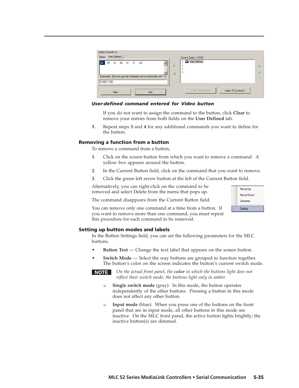 Extron electronic MEDIALINK MLC 52 User Manual | Page 95 / 124