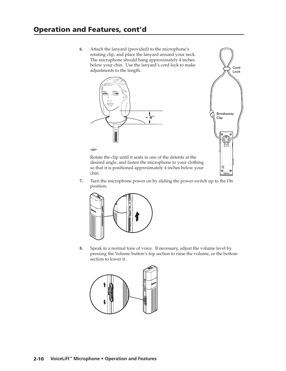 Preliminar y, Operation and features, cont’d | Extron electronic VLM 2000 User Manual | Page 20 / 64