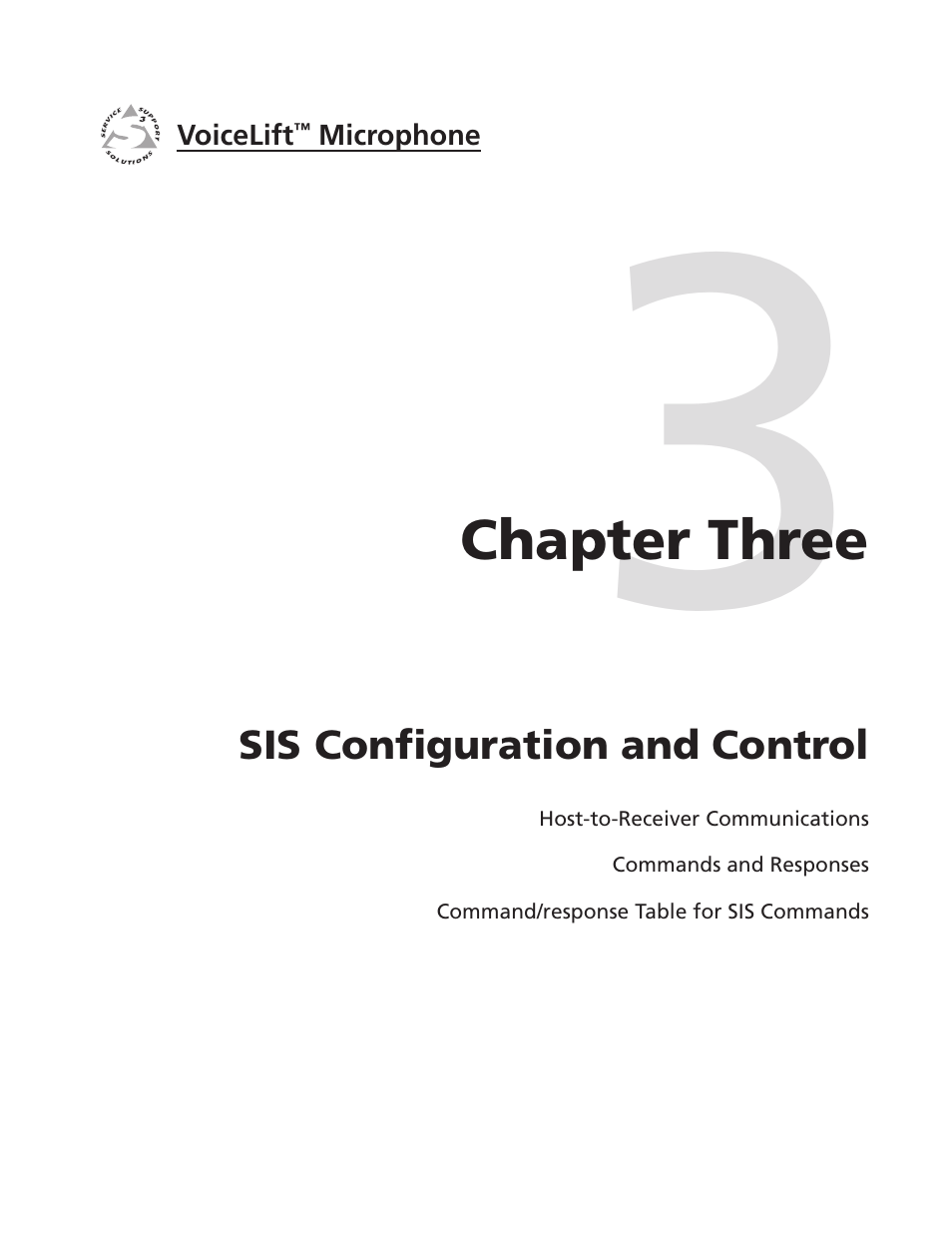 Chapter three, Sis configuration and control, Chapter three • sis configuration and control | Extron electronic VLM 2000 User Manual | Page 33 / 64