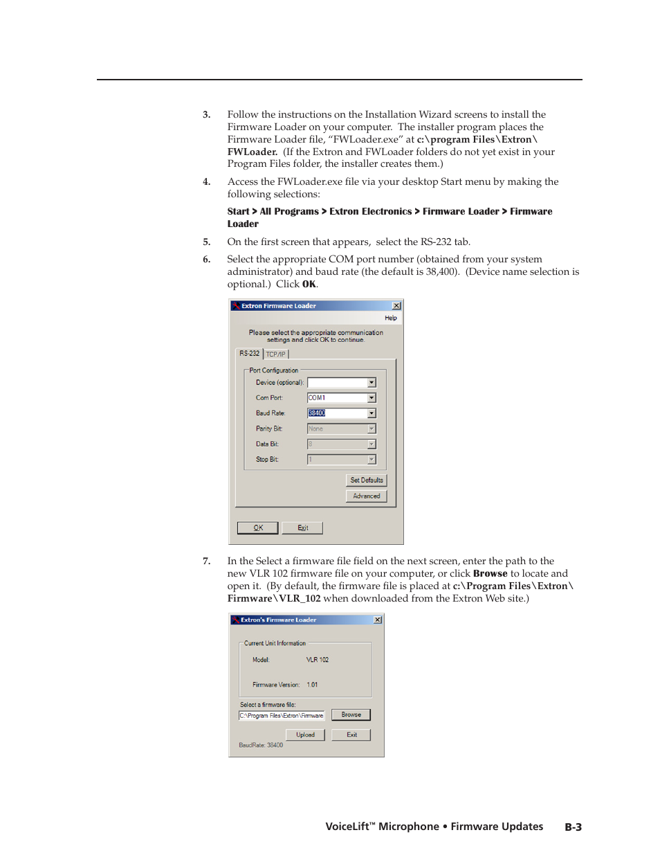 Preliminar y | Extron electronic VLM 2000 User Manual | Page 61 / 64