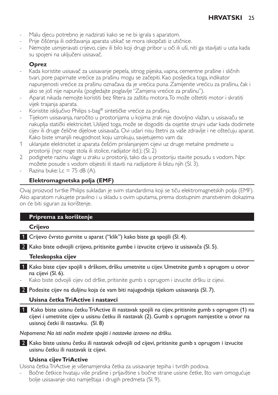 Philips FC9152 User Manual | Page 25 / 100