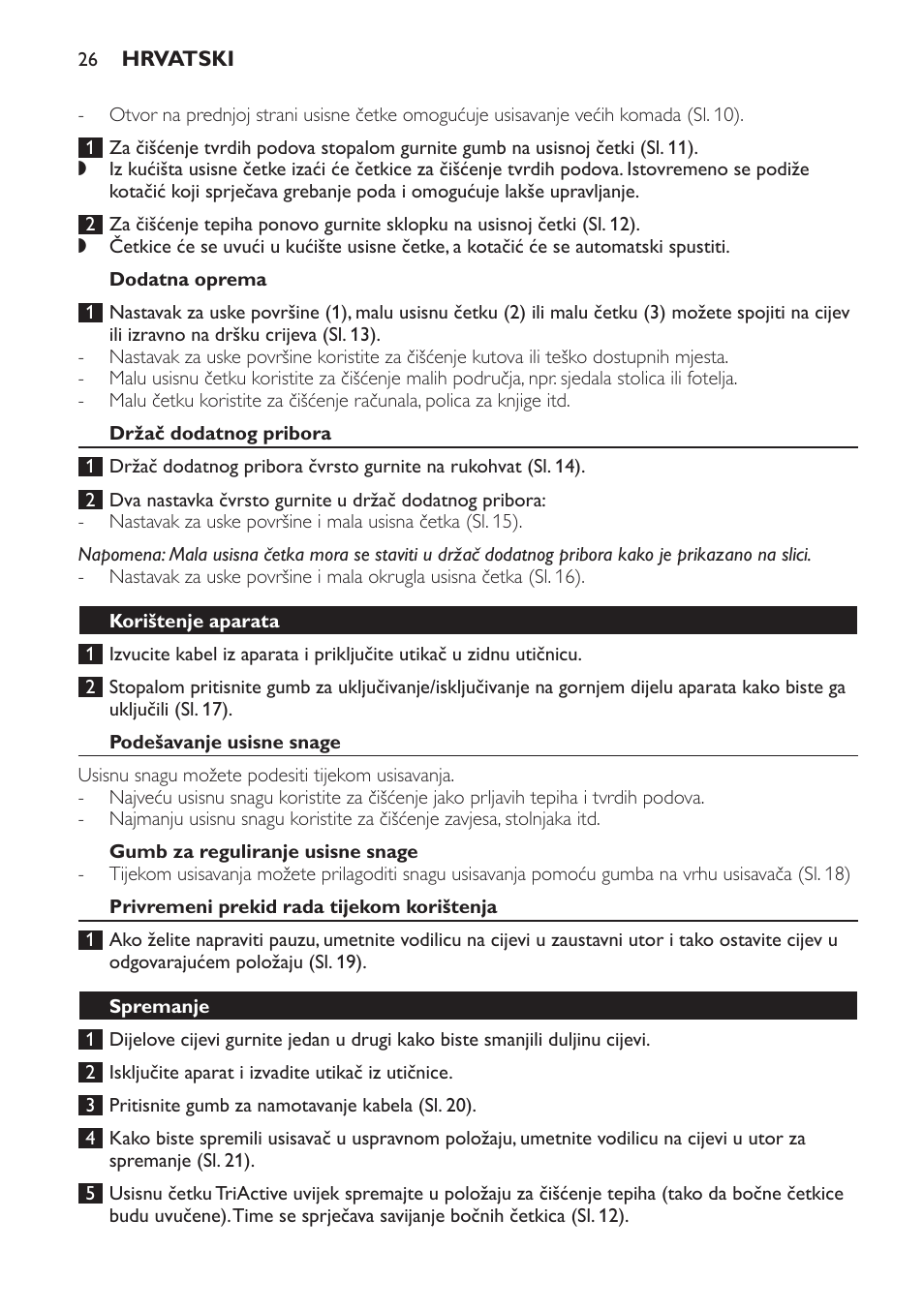 Philips FC9152 User Manual | Page 26 / 100