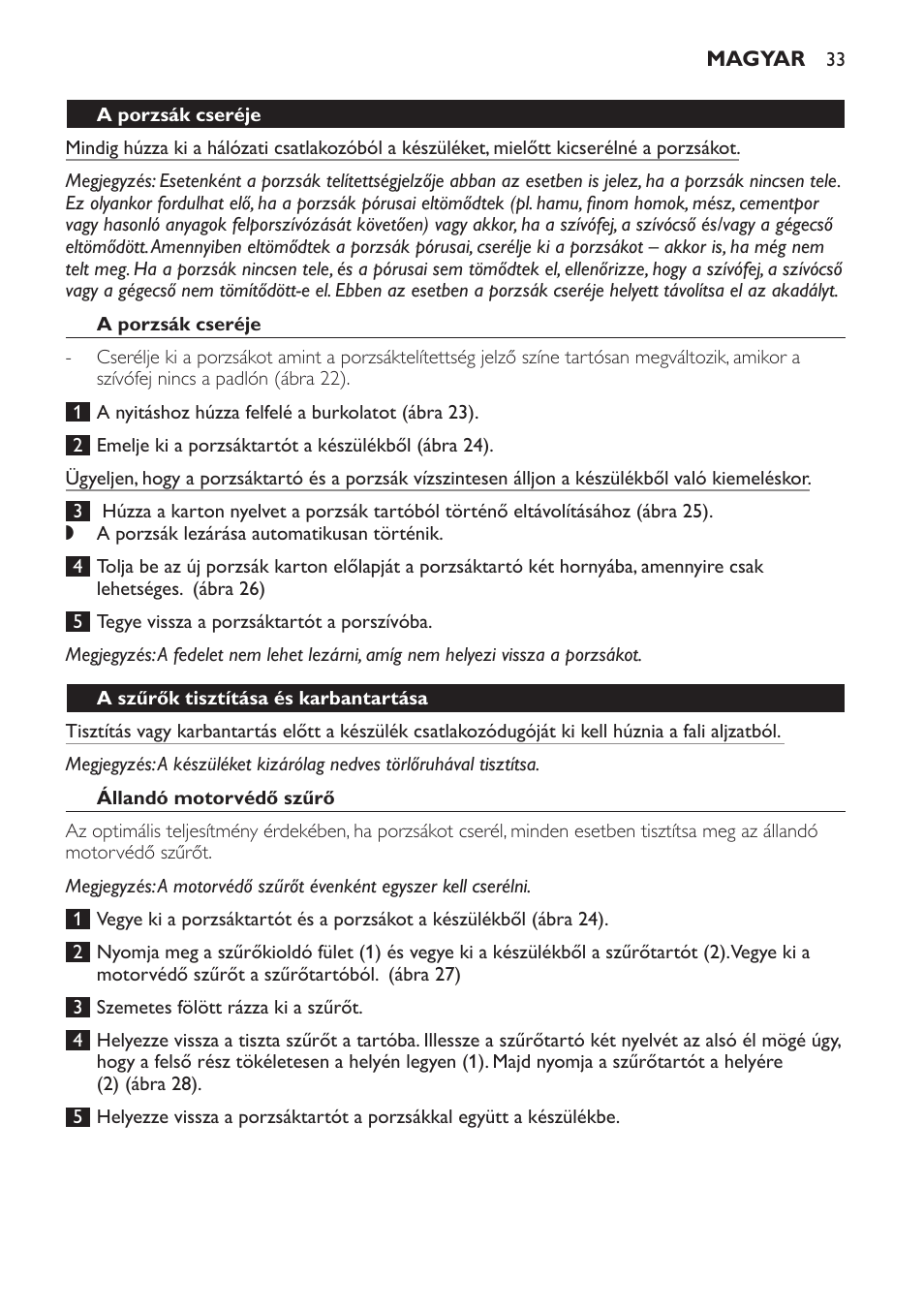 Philips FC9152 User Manual | Page 33 / 100