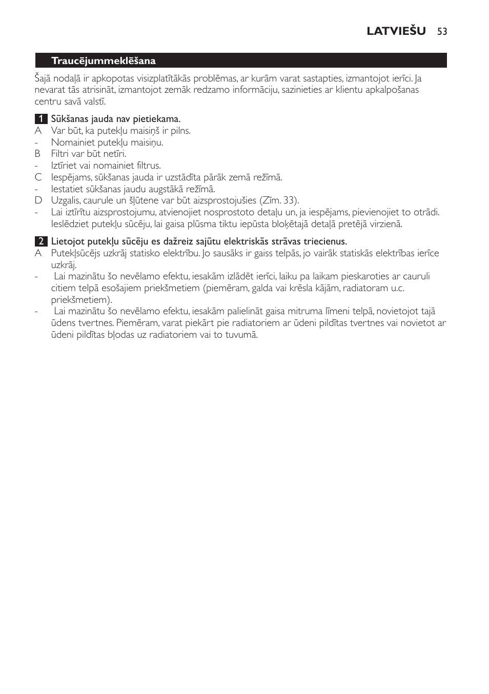 Philips FC9152 User Manual | Page 53 / 100