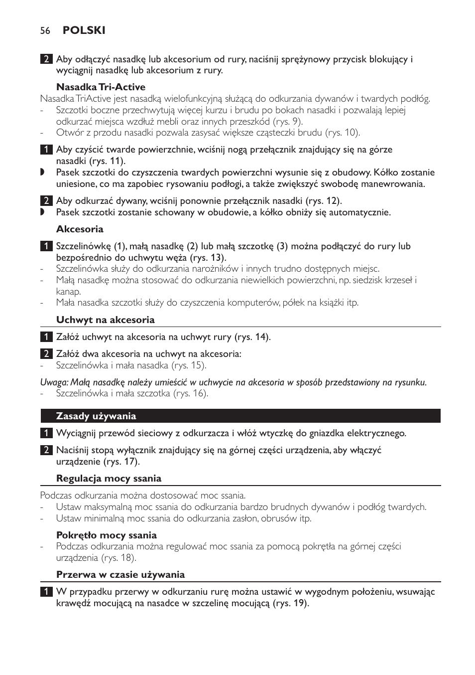 Philips FC9152 User Manual | Page 56 / 100