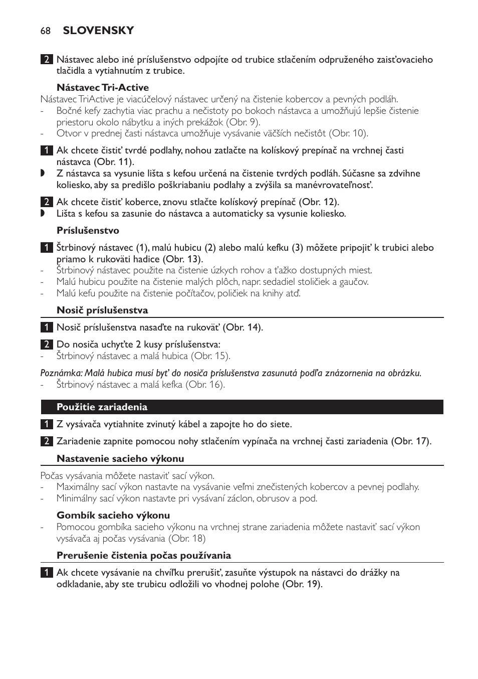 Philips FC9152 User Manual | Page 68 / 100