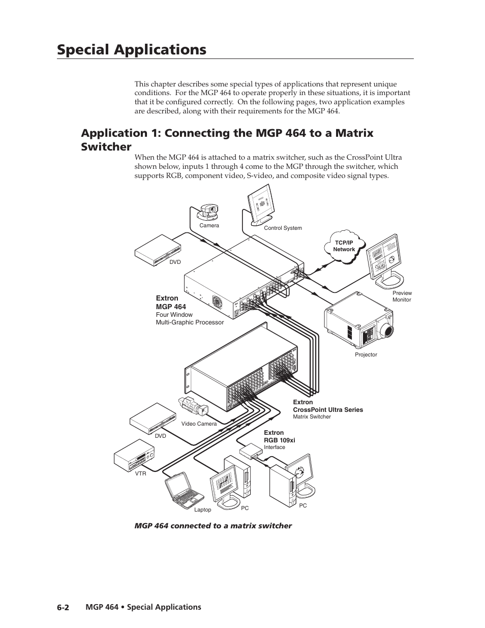 Preliminar y, Special applications | Extron electronic Multi-Graphic Processor MGP 464 DI User Manual | Page 120 / 142