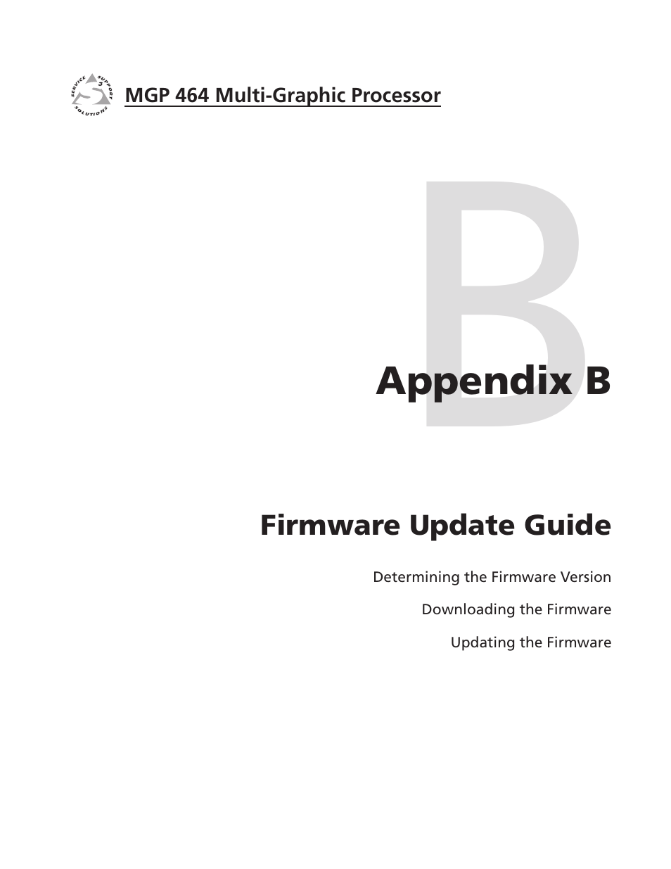 Appendix b, Firmware update guide, Appendix b • firmware update guide | Extron electronic Multi-Graphic Processor MGP 464 DI User Manual | Page 131 / 142