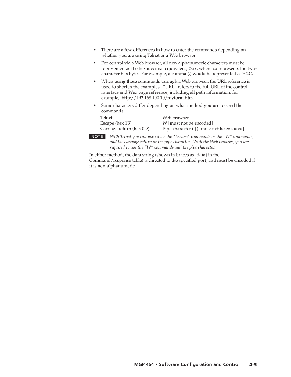 Preliminar y | Extron electronic Multi-Graphic Processor MGP 464 DI User Manual | Page 57 / 142