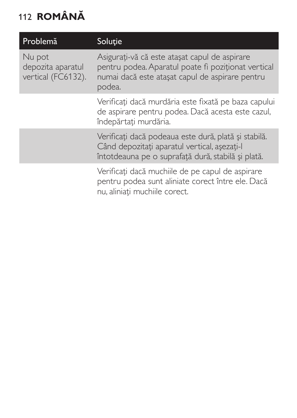 Philips FC6130 User Manual | Page 112 / 180