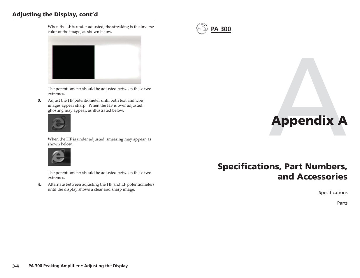 Appendix a | Extron electronic PA 300 User Manual | Page 12 / 14