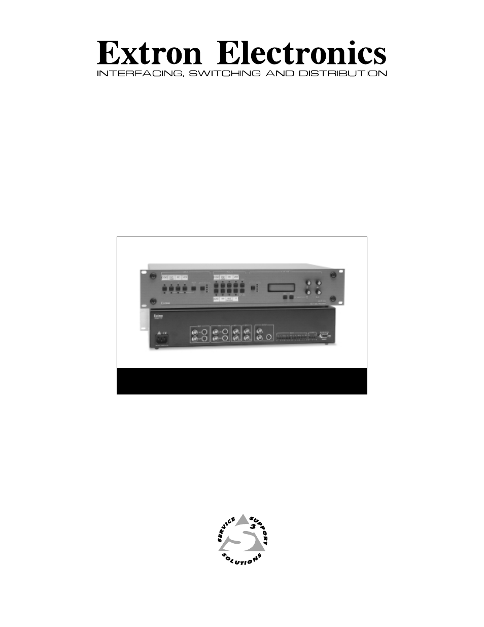 Extron electronic Multi Video Processor MVP 104 User Manual | 2 pages
