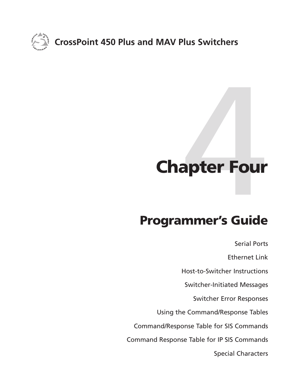 Chapter 4 • programmer’s guide | Extron Electronics MAV Plus Series User Manual | Page 108 / 199