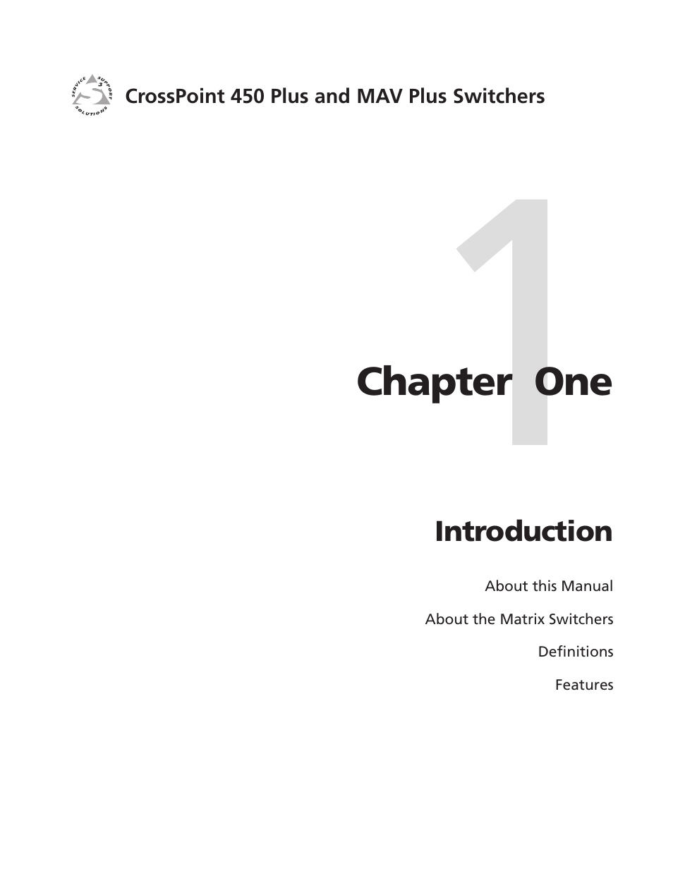 Chapter 1 • introduction | Extron Electronics MAV Plus Series User Manual | Page 12 / 199
