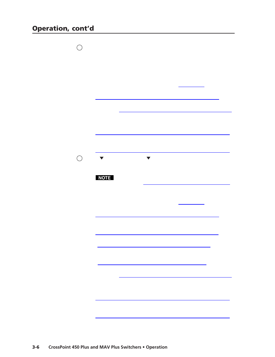 Operation, cont’d | Extron Electronics MAV Plus Series User Manual | Page 49 / 199