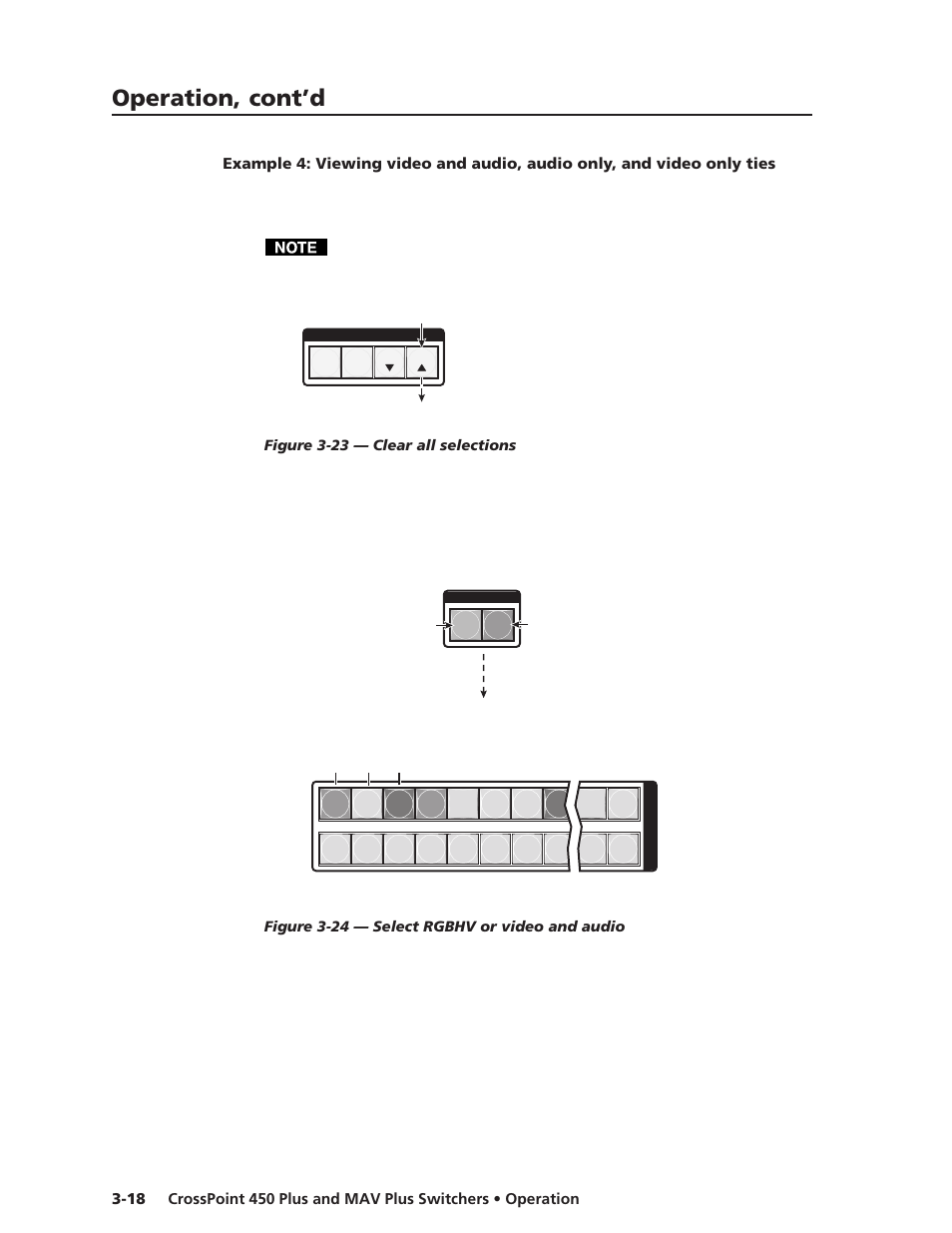 Operation, cont’d | Extron Electronics MAV Plus Series User Manual | Page 61 / 199