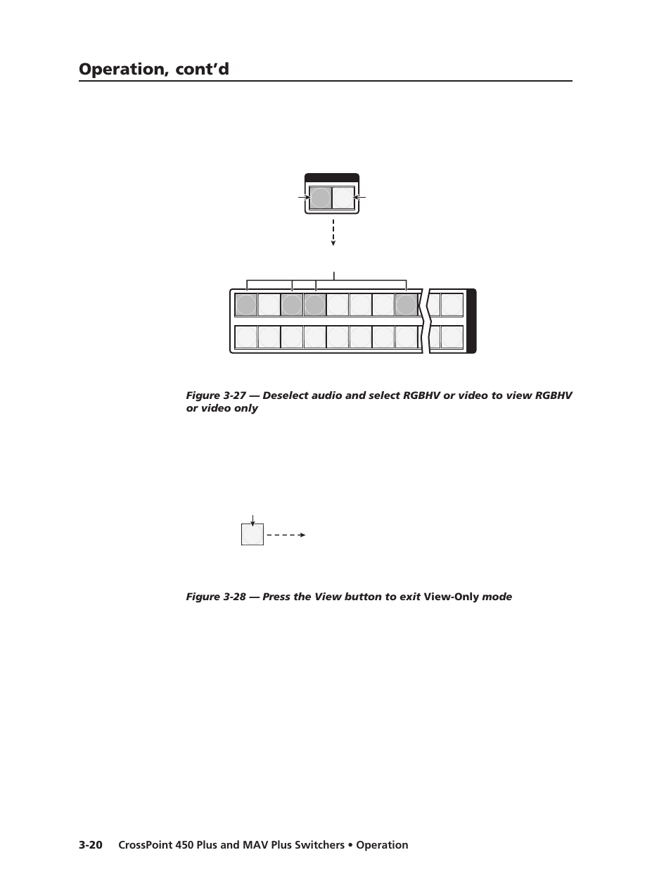 Operation, cont’d | Extron Electronics MAV Plus Series User Manual | Page 63 / 199
