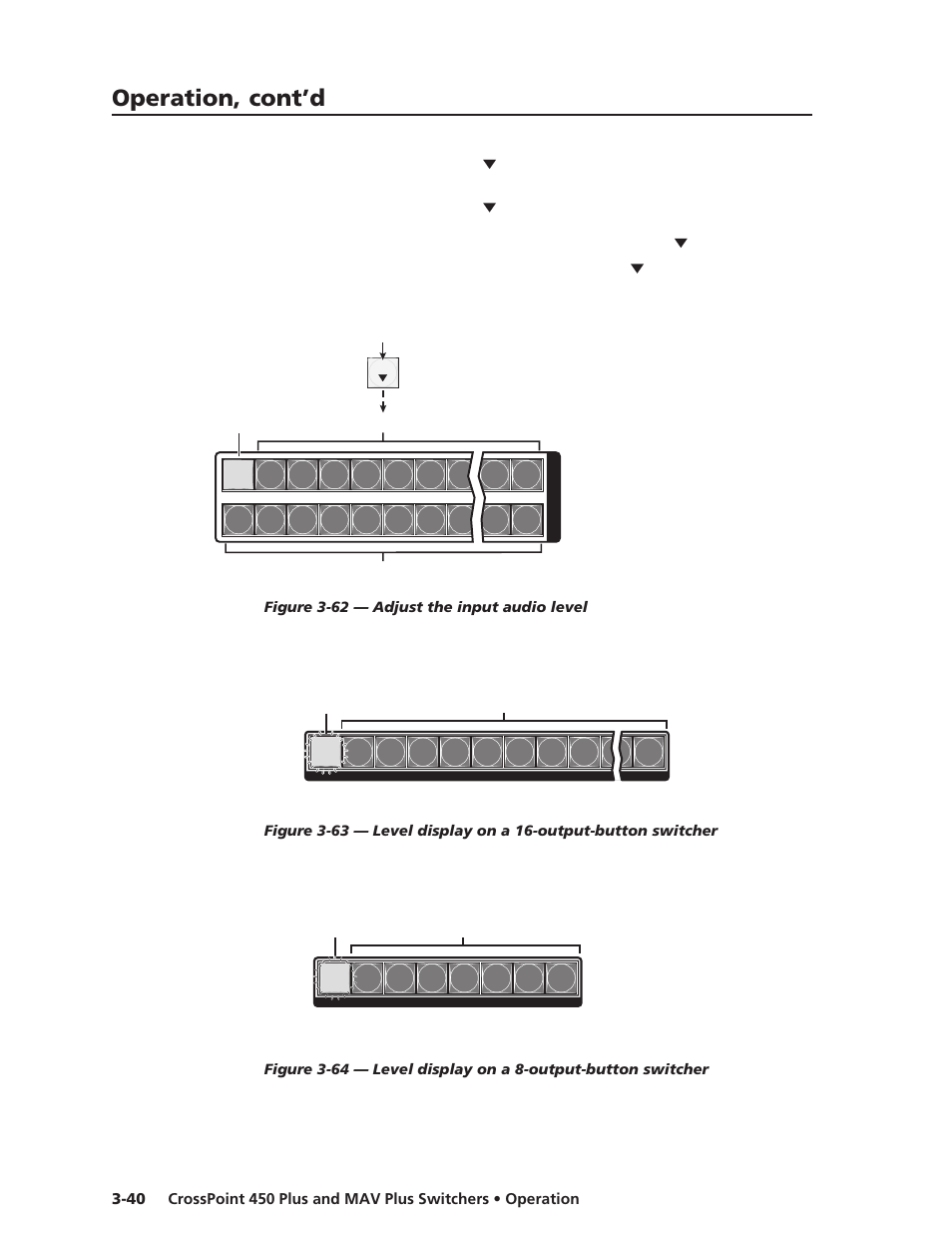 Operation, cont’d | Extron Electronics MAV Plus Series User Manual | Page 83 / 199
