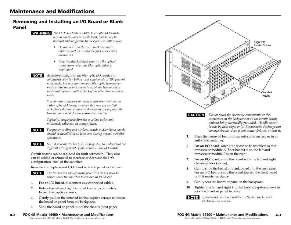 Extron electronic 14400 User Manual | Page 17 / 20