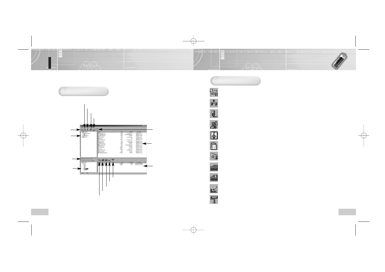 Using the x-one window and icon, Main window icon | Enox EVR-M750 User Manual | Page 23 / 26