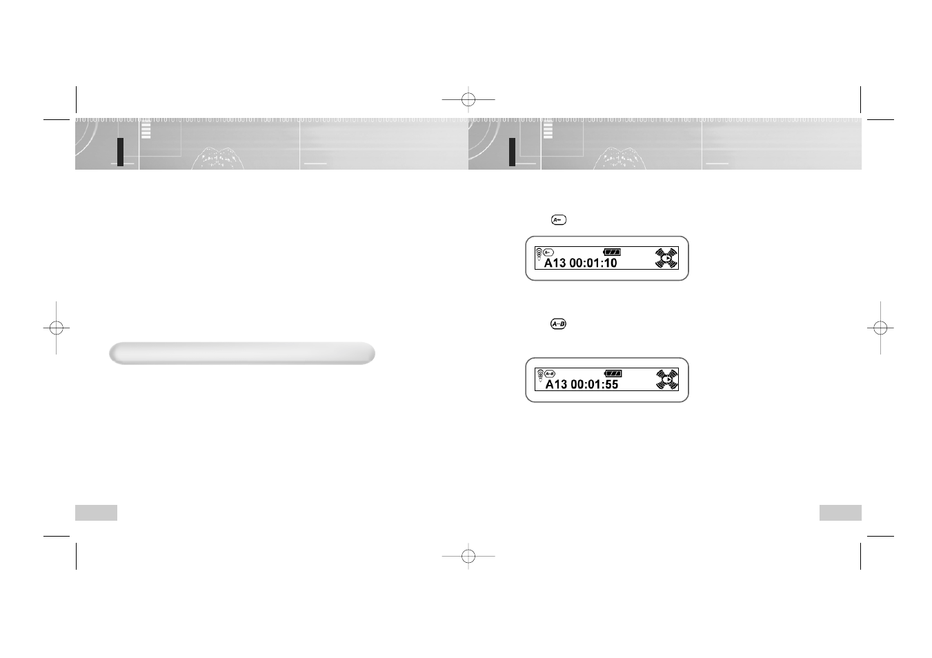 Setting the a-b repeat, Playing back file | Enox EVR-M750 User Manual | Page 8 / 26