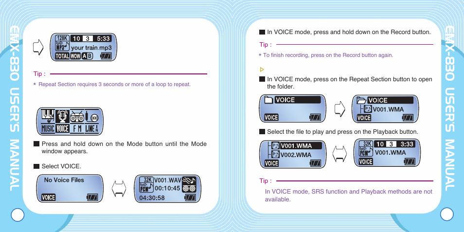 Emx-830 user’s manual | Enox EMX-830 User Manual | Page 21 / 34