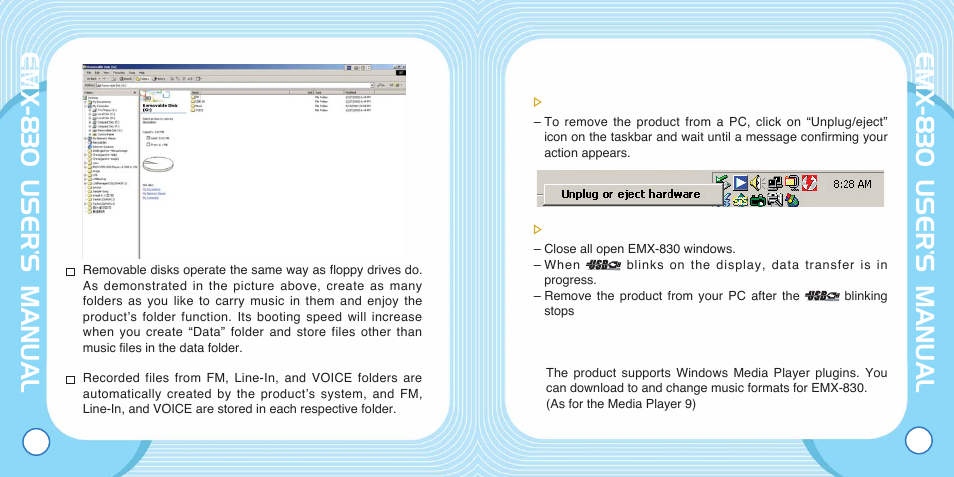 Emx-830 user’s manual | Enox EMX-830 User Manual | Page 8 / 34