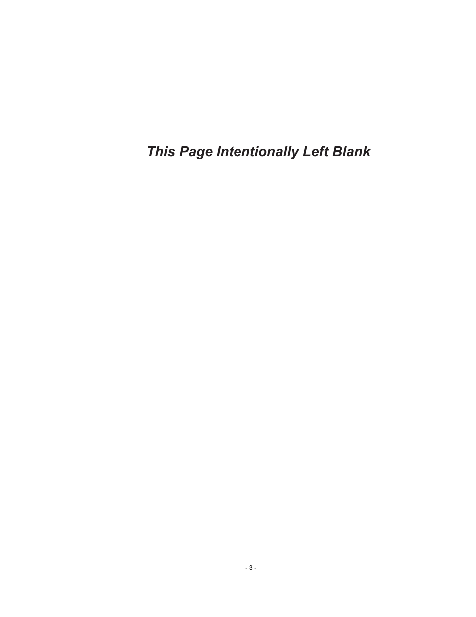 This page intentionally left blank | Echo 670-200 User Manual | Page 3 / 20