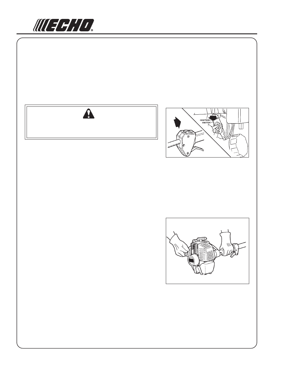 Echo PE-2000 Type 1/1E User Manual | Page 28 / 30