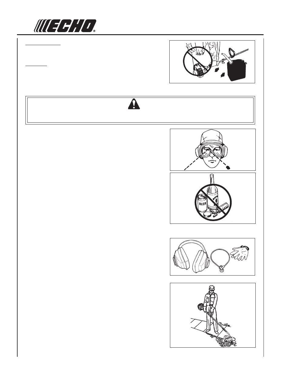 Echo PE-2000 Type 1/1E User Manual | Page 6 / 30