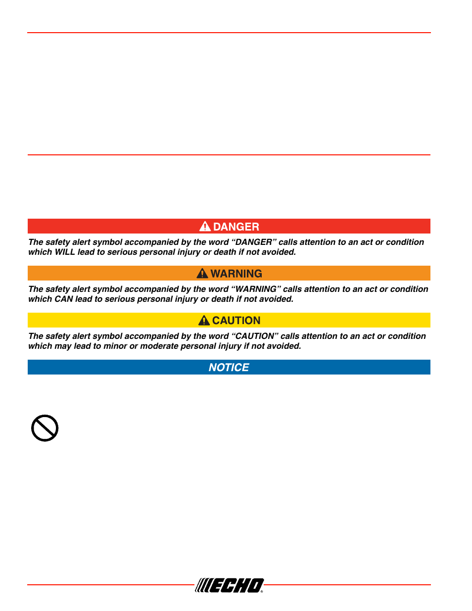 Additional or replacement manuals, Safety, Manual safety symbols and important information | Echo SRM-266S User Manual | Page 4 / 36