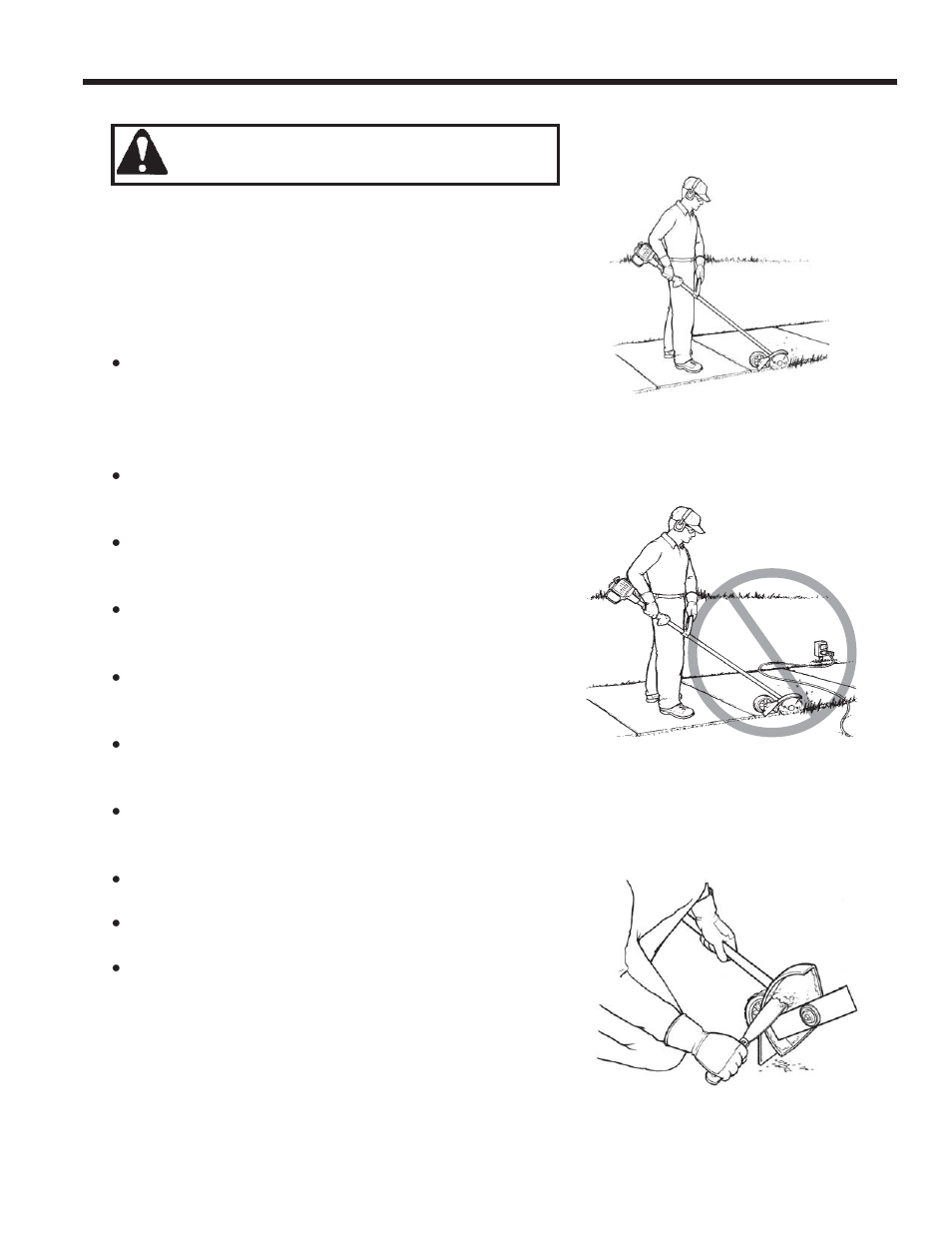 Operation, Warning | Echo SB User Manual | Page 37 / 56