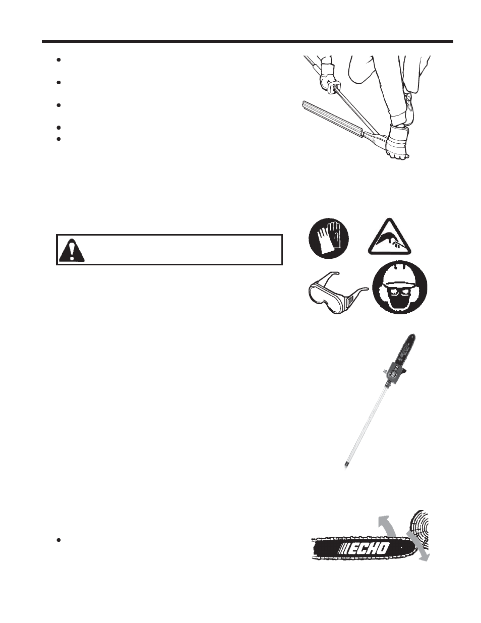 Operation, Danger | Echo SB User Manual | Page 41 / 56