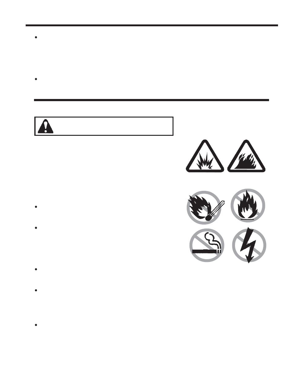 Storage, Danger | Echo SB User Manual | Page 47 / 56