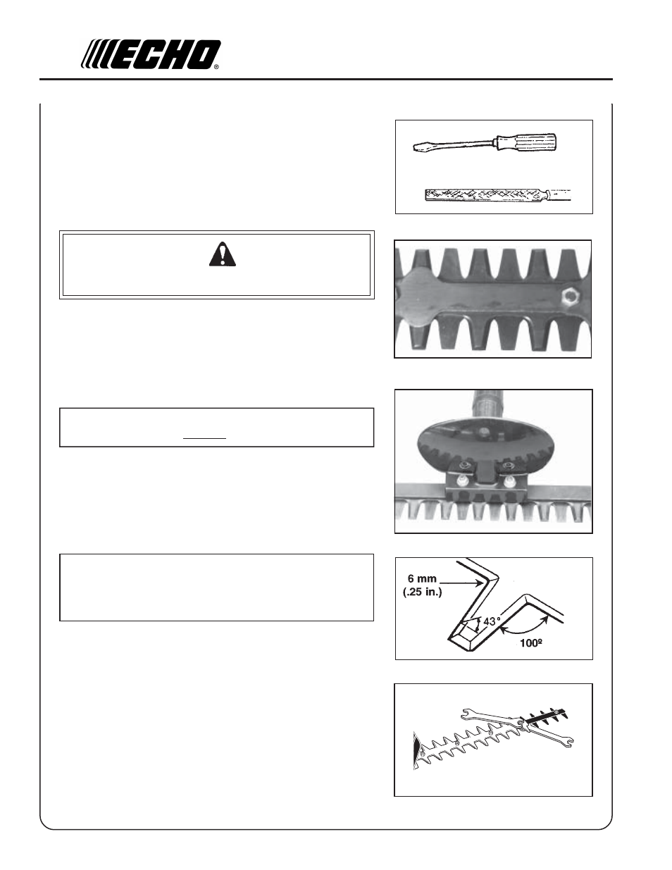 Echo HC-2400 User Manual | Page 28 / 32