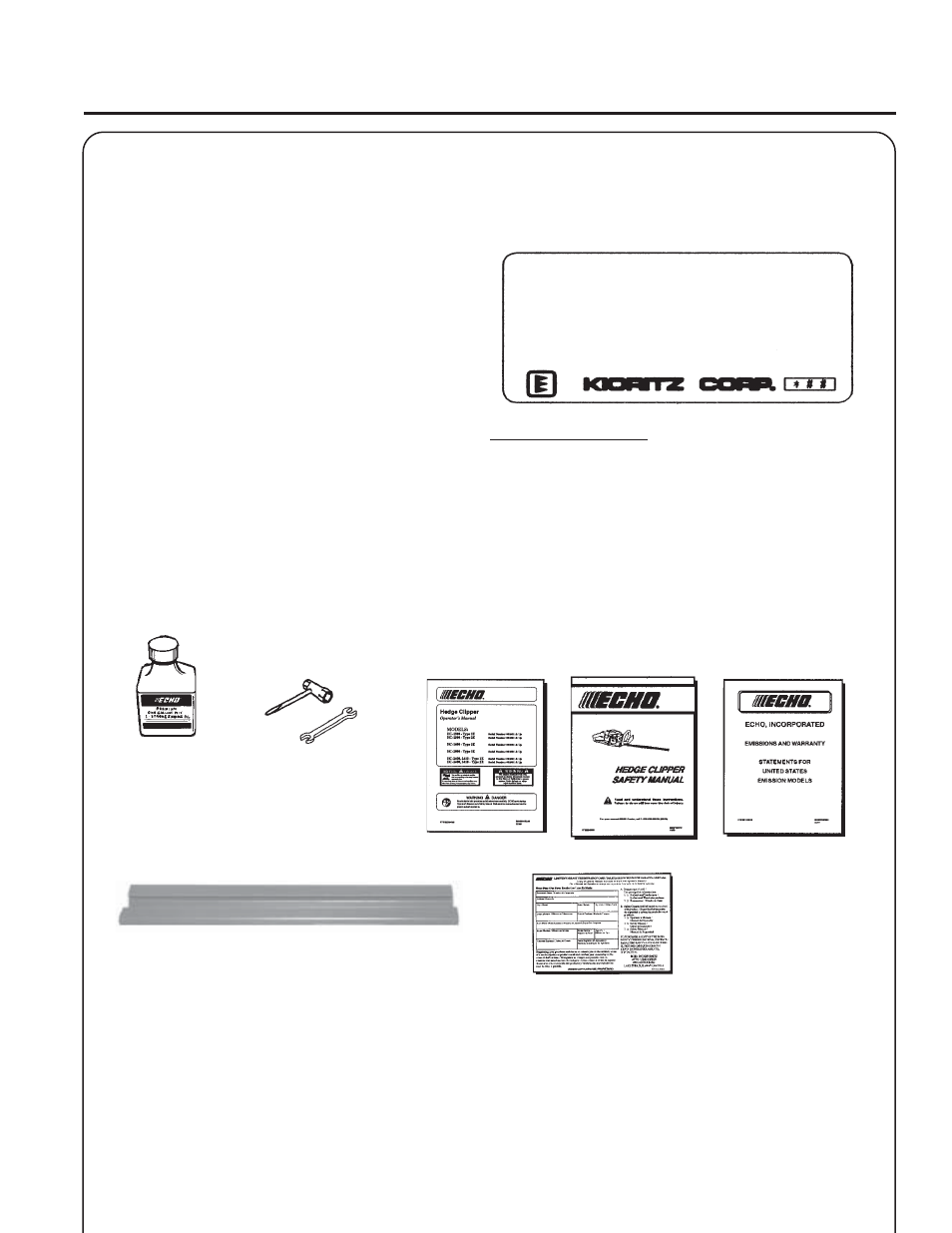 Echo HC-2400 User Manual | Page 9 / 32