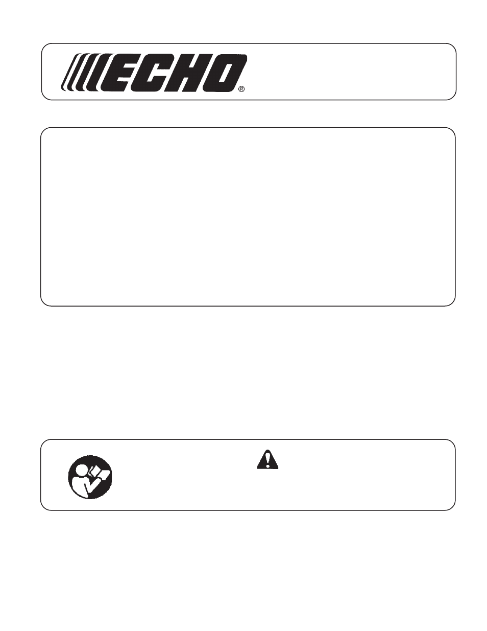 Echo HPP-1890 User Manual | 10 pages
