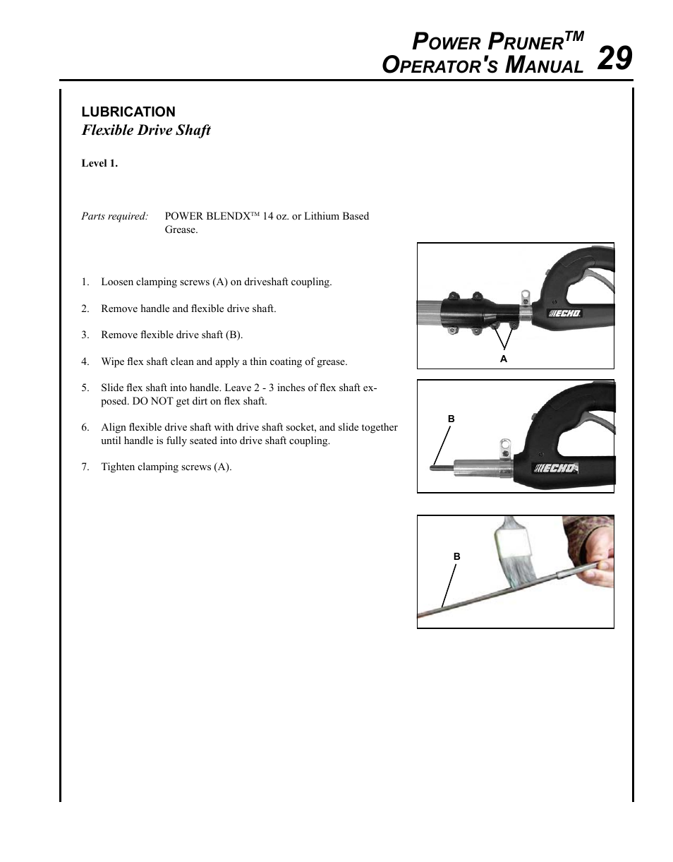 Echo PPT-265S User Manual | Page 29 / 40